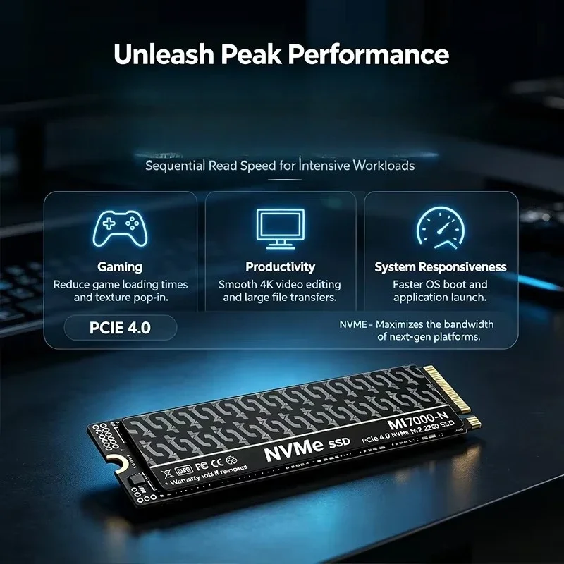 MI7000N M.2 PCIe 4.0 NVMe SSD  - M.2 Nvme 4Tb Pcie 4.0 Ssd ulasan dan harga