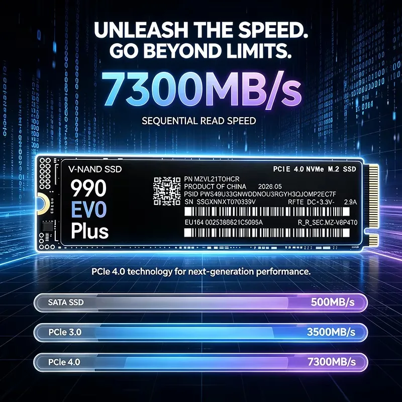 990 EVO Plus 500GB-4TB TLC 3D  - M.2 Nvme 4Tb Pcie 4.0 Ssd ulasan dan harga