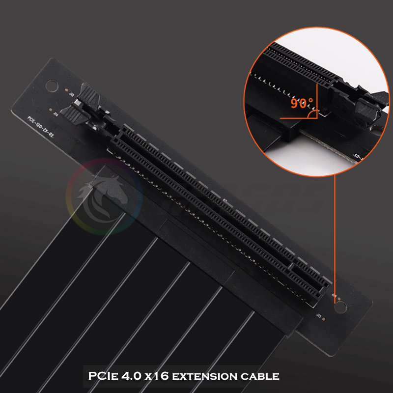PCIE 4.0 X16 Riser Cable Video - Pcie 4.0 X16 Riser Cable 90 Degree ulasan dan harga